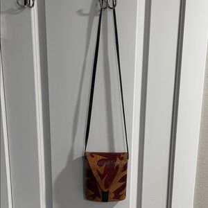 Stylish Ly Plyrandi Leather from Argentina Crossbody Bag